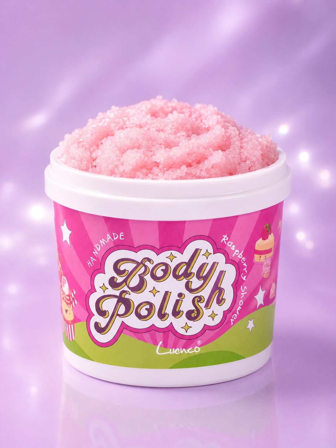 Exfoliante Body Polish pastel de fresa