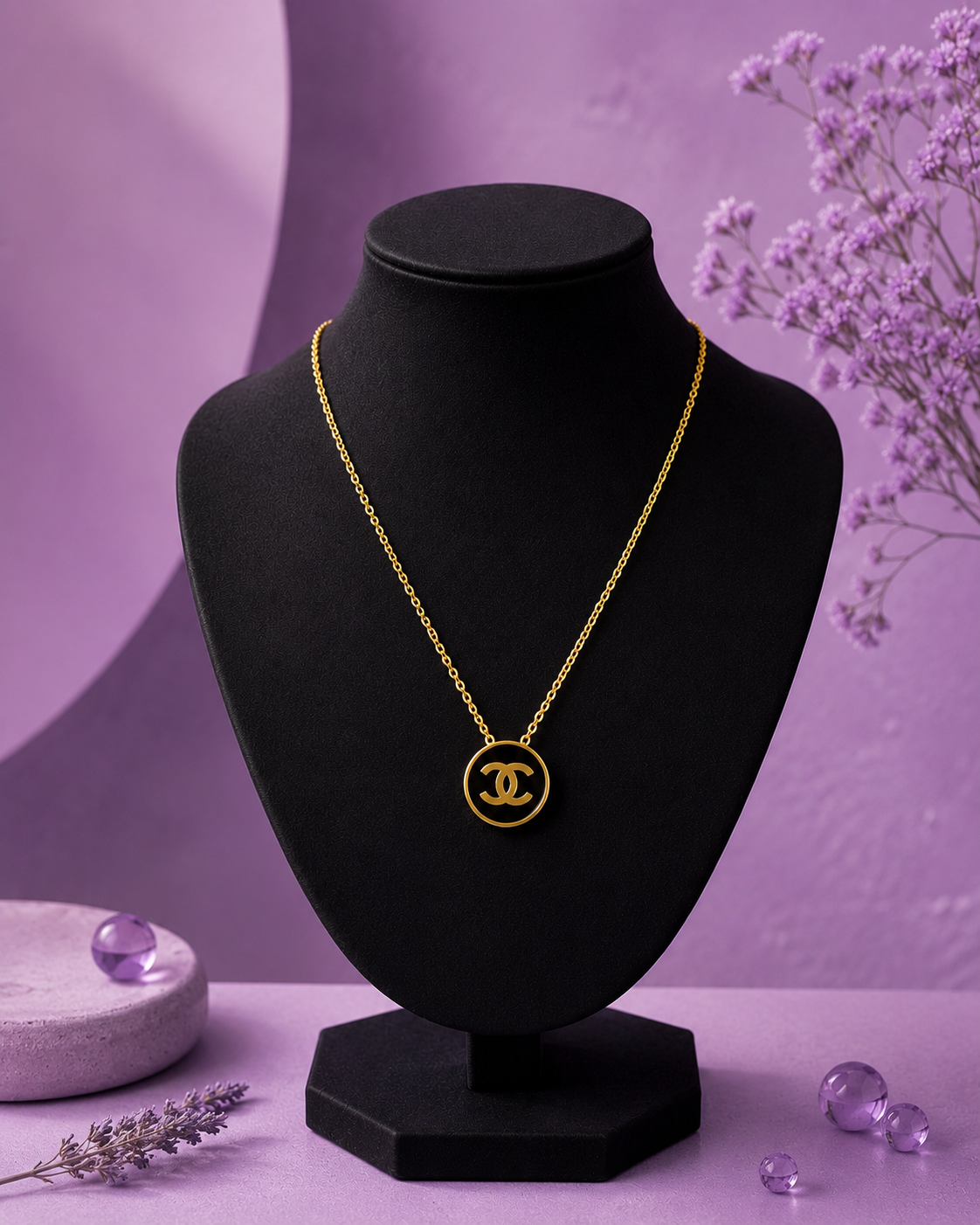 Collar Chanel redondo