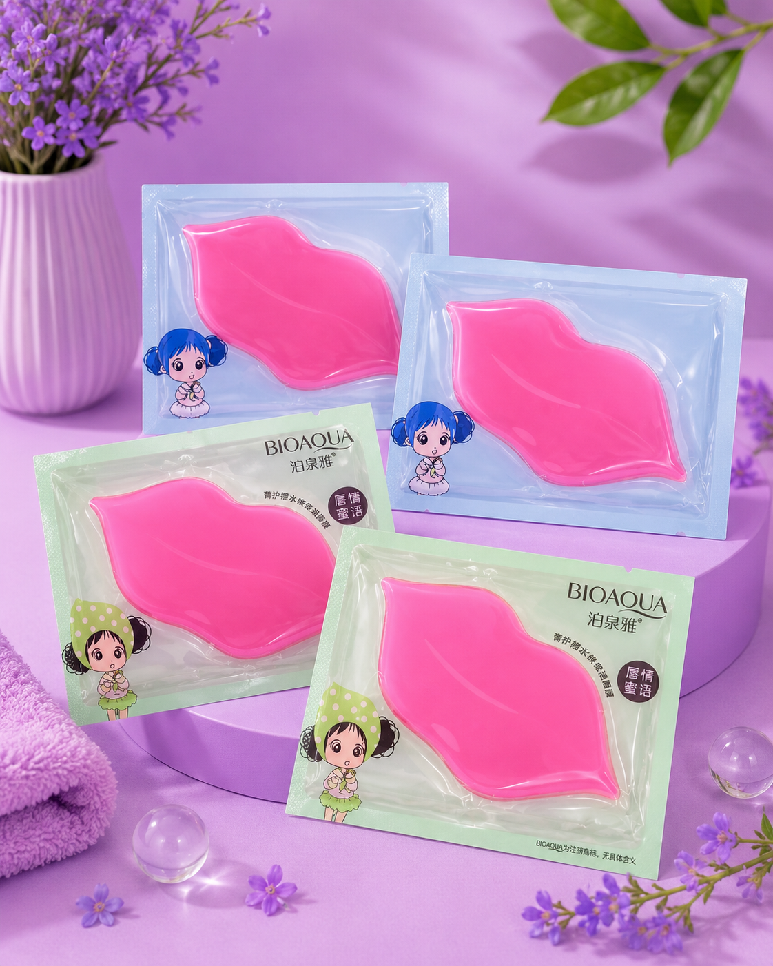 Parche de labios de bioaqua