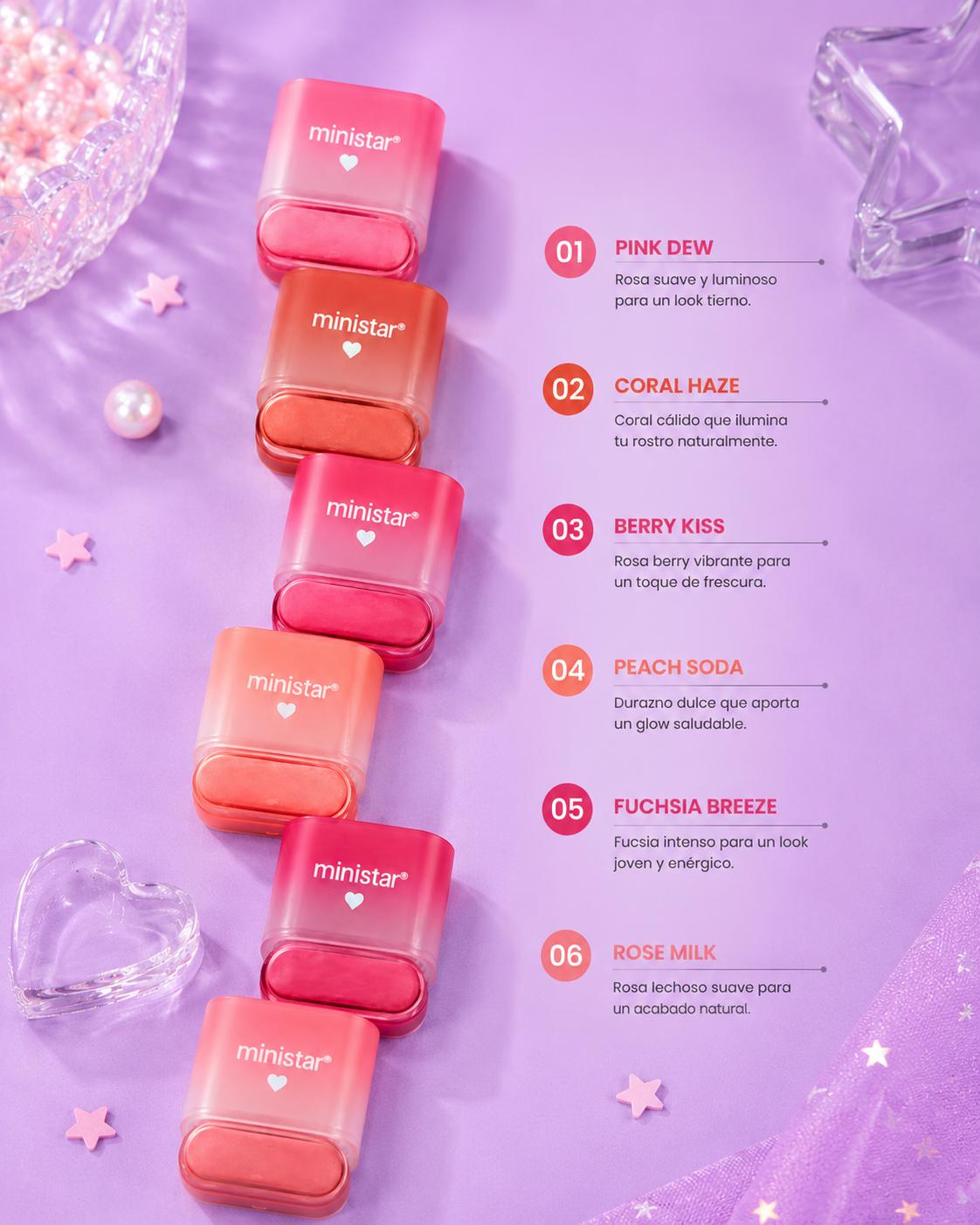 Blush en barra ministar