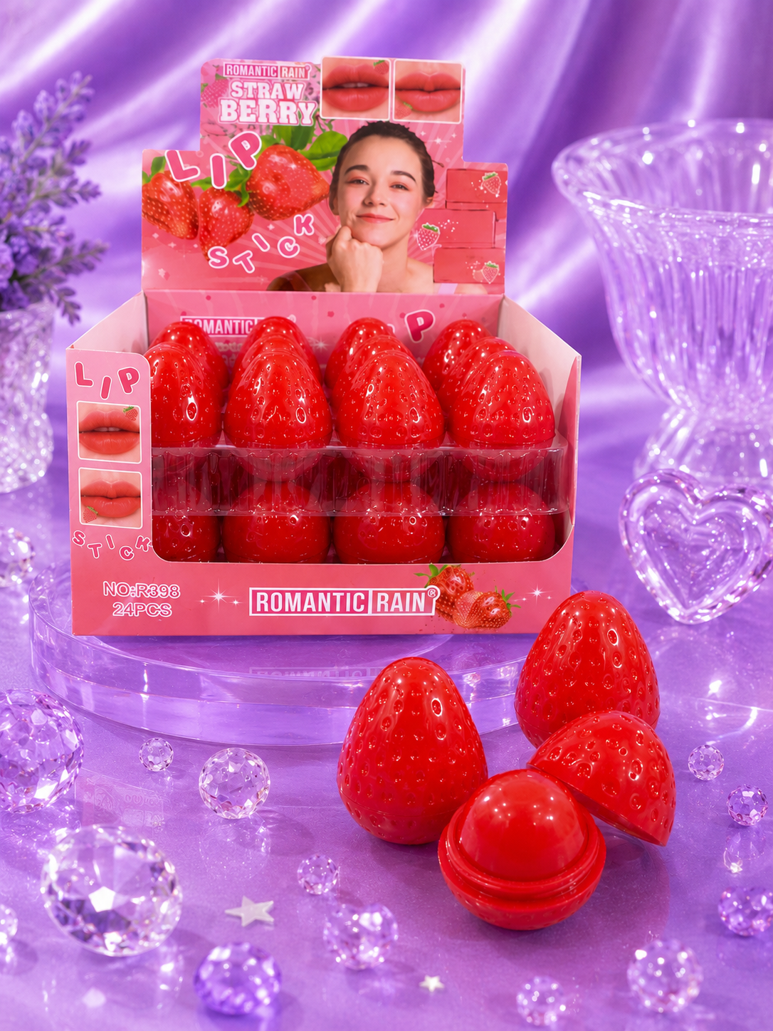 Bálsamo de fresa romantic rain