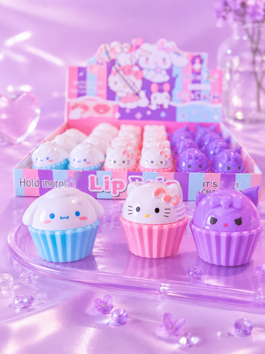Bálsamo estilo cupcake Sanrio