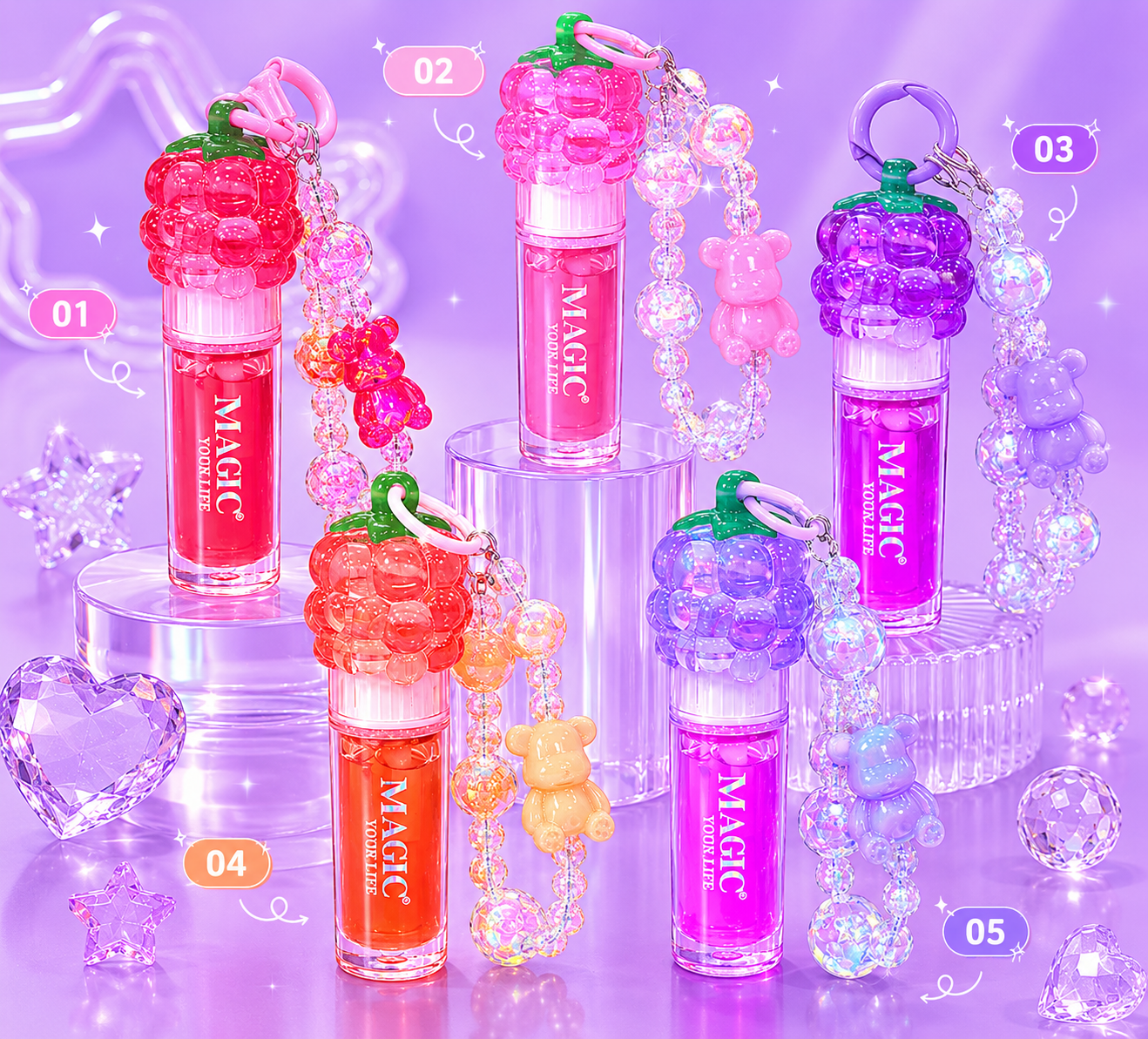 Lip oil jumbo raspberry