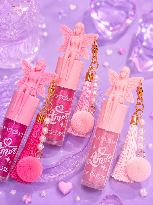 Lip gloss hadita pompón