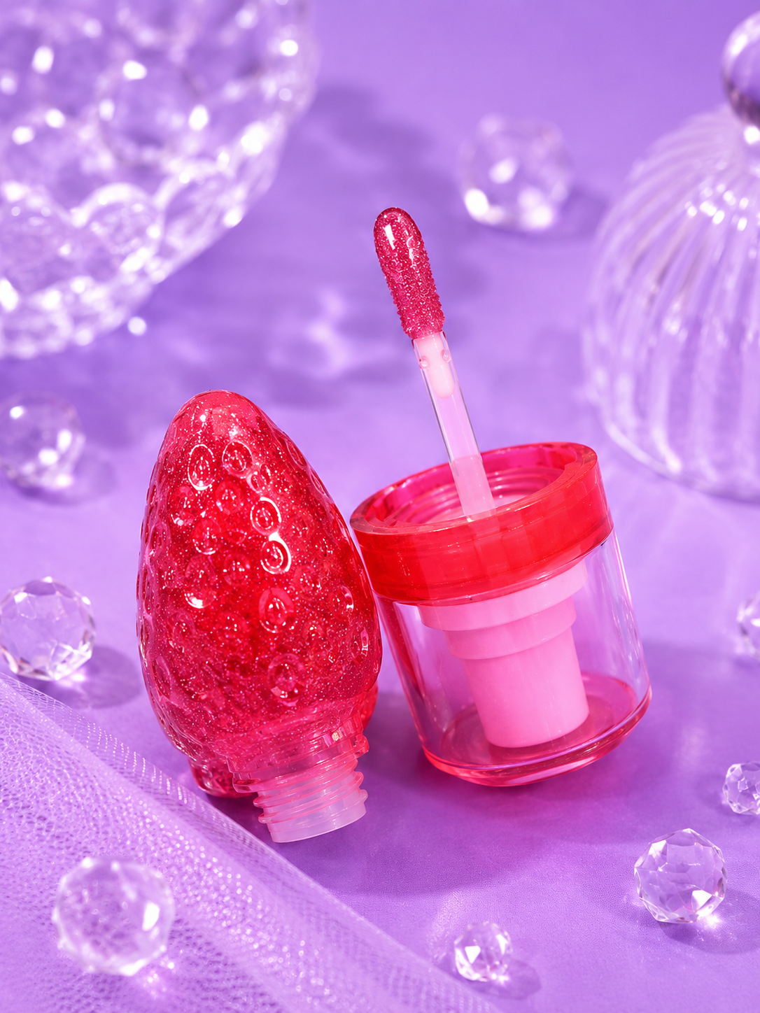 Lip gloss estilo fresa