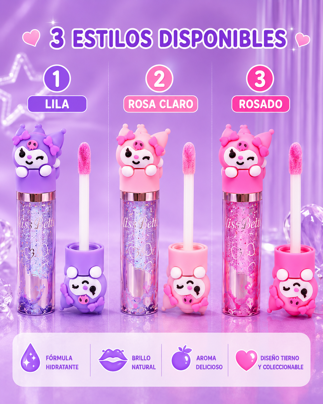 Lip gloss kuromi 3D