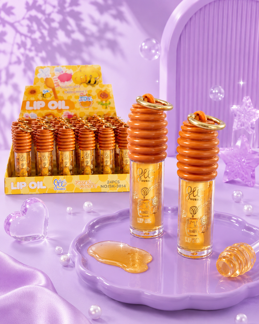 Lip oil de miel con argolla