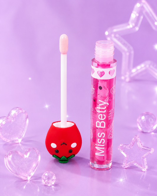 Lip oil de fresita 3D