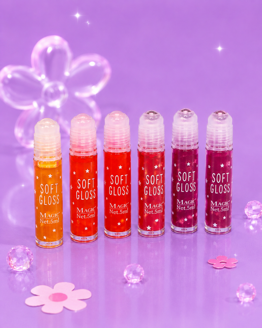 Lip gloss roll on mágico