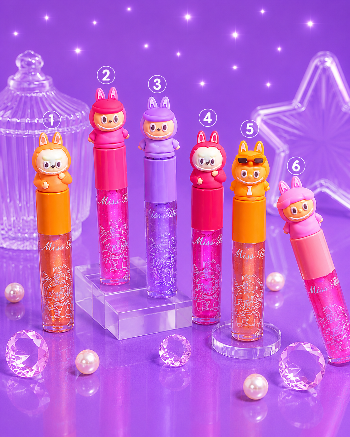 Lip gloss labubu 3D
