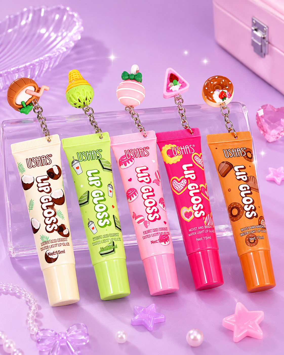 Lip gloss dulces Ushas