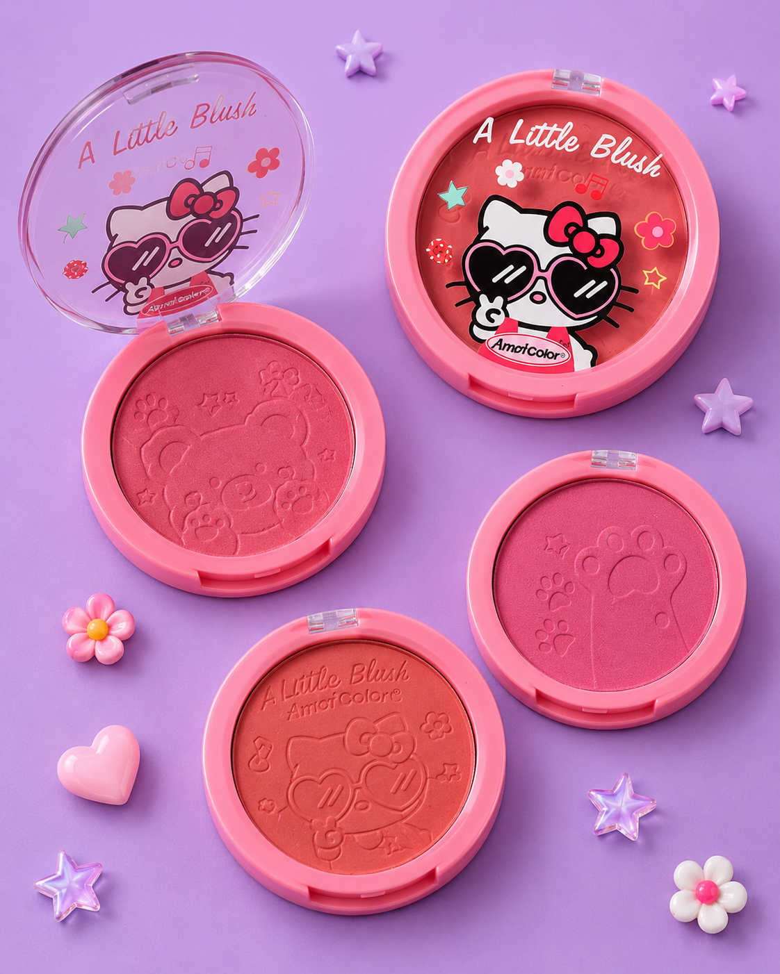 Blush compacto hello kitty
