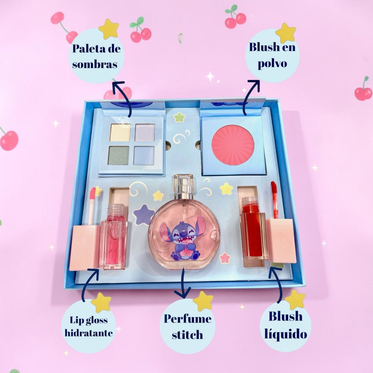 Set de maquillaje de Stitch
