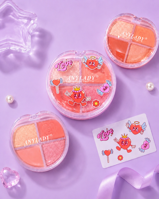 Paleta de sombras con sticker