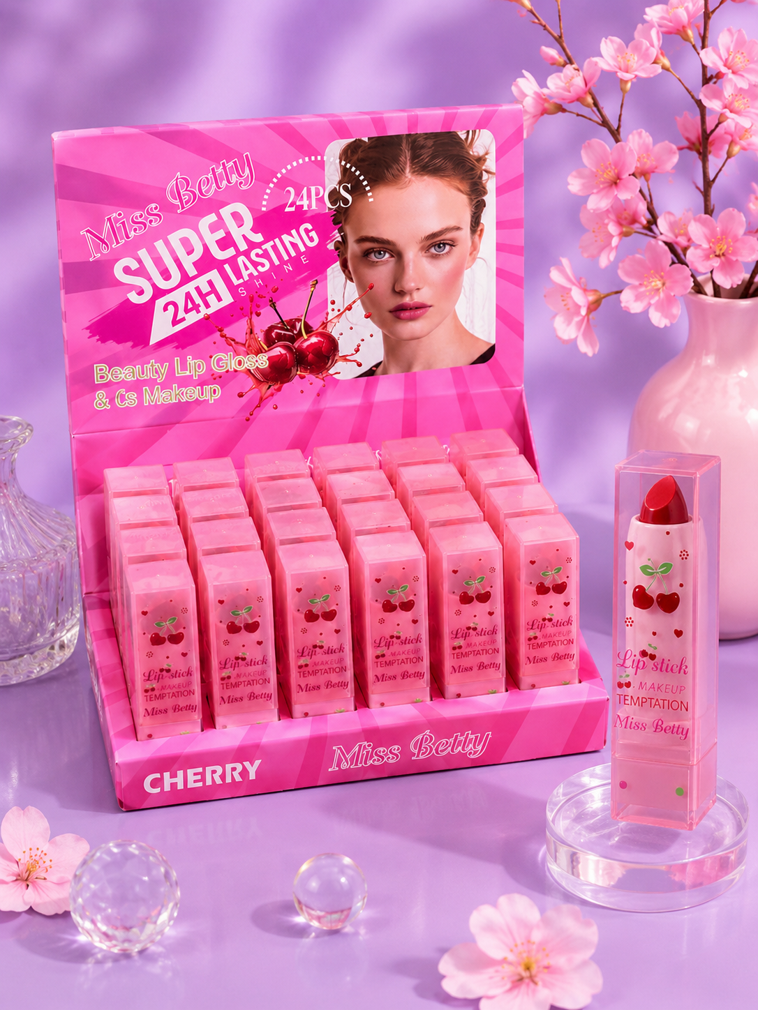 Labial mate Cherry