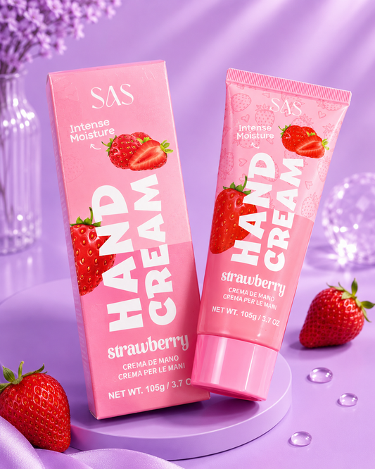 crema de mano de fresa