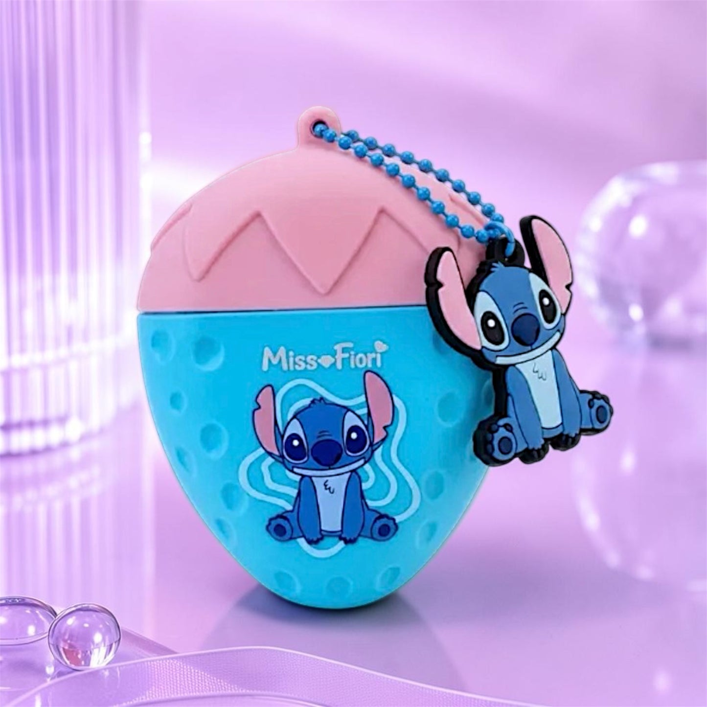 Bloqueador solar Stitch con llavero