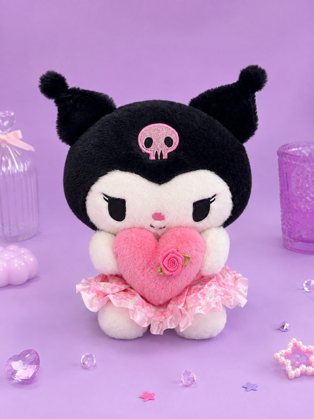 Peluche kuromi corazón 30cm