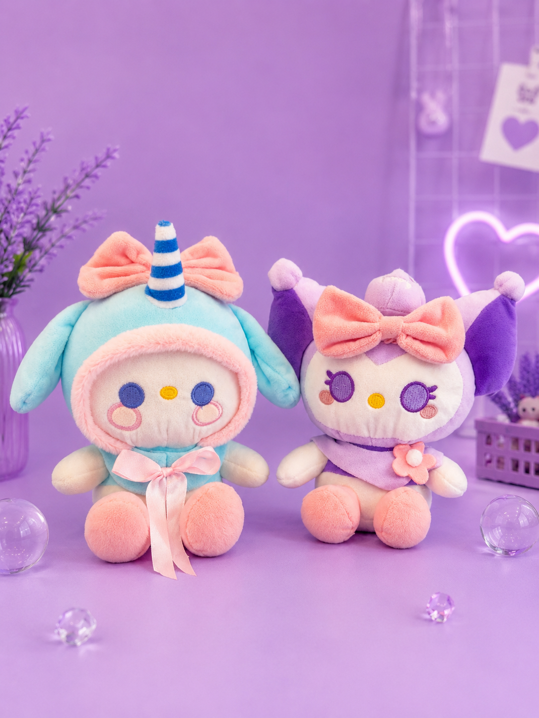 Peluche Sanrio disfraz 22cm
