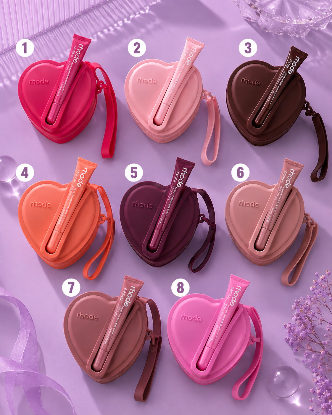 Monedero Rhode con gloss